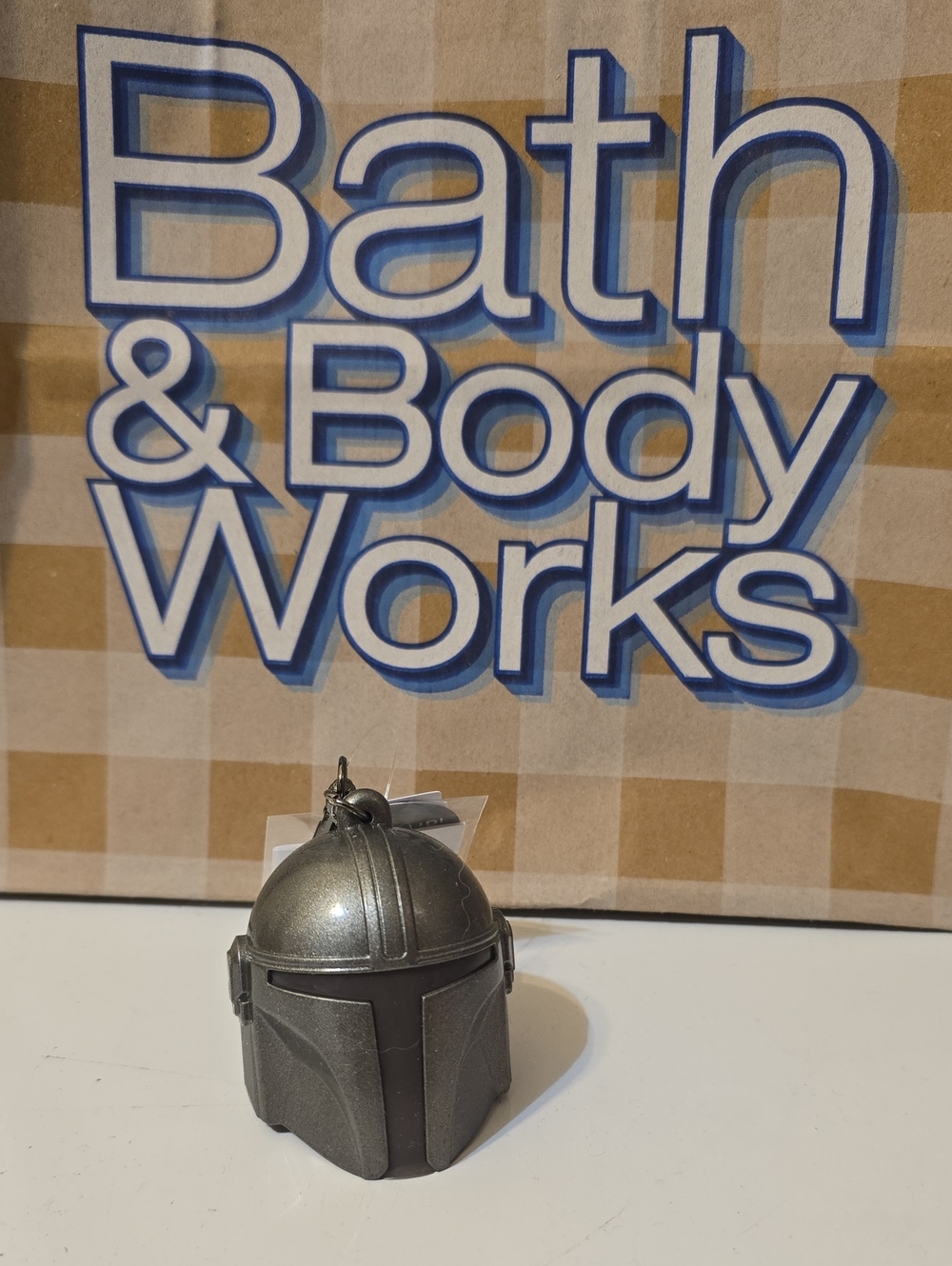 Bath and Body Works Mandalorian Helmet Pocket Bac Holder